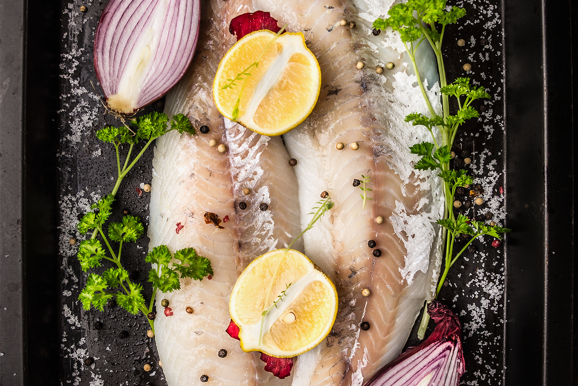 Sandre | Sauce au safran | Pommes de terre | Fenouil